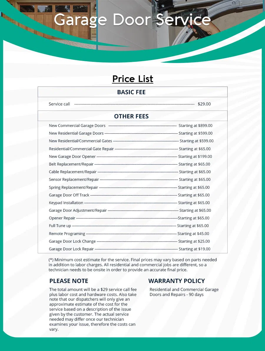 Central Garage Door Service San Tan Valley, AZ 520-363-2698